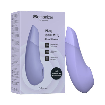 WOMANIZER - ENHANCE CLITORIAL STIMULATOR LILAC