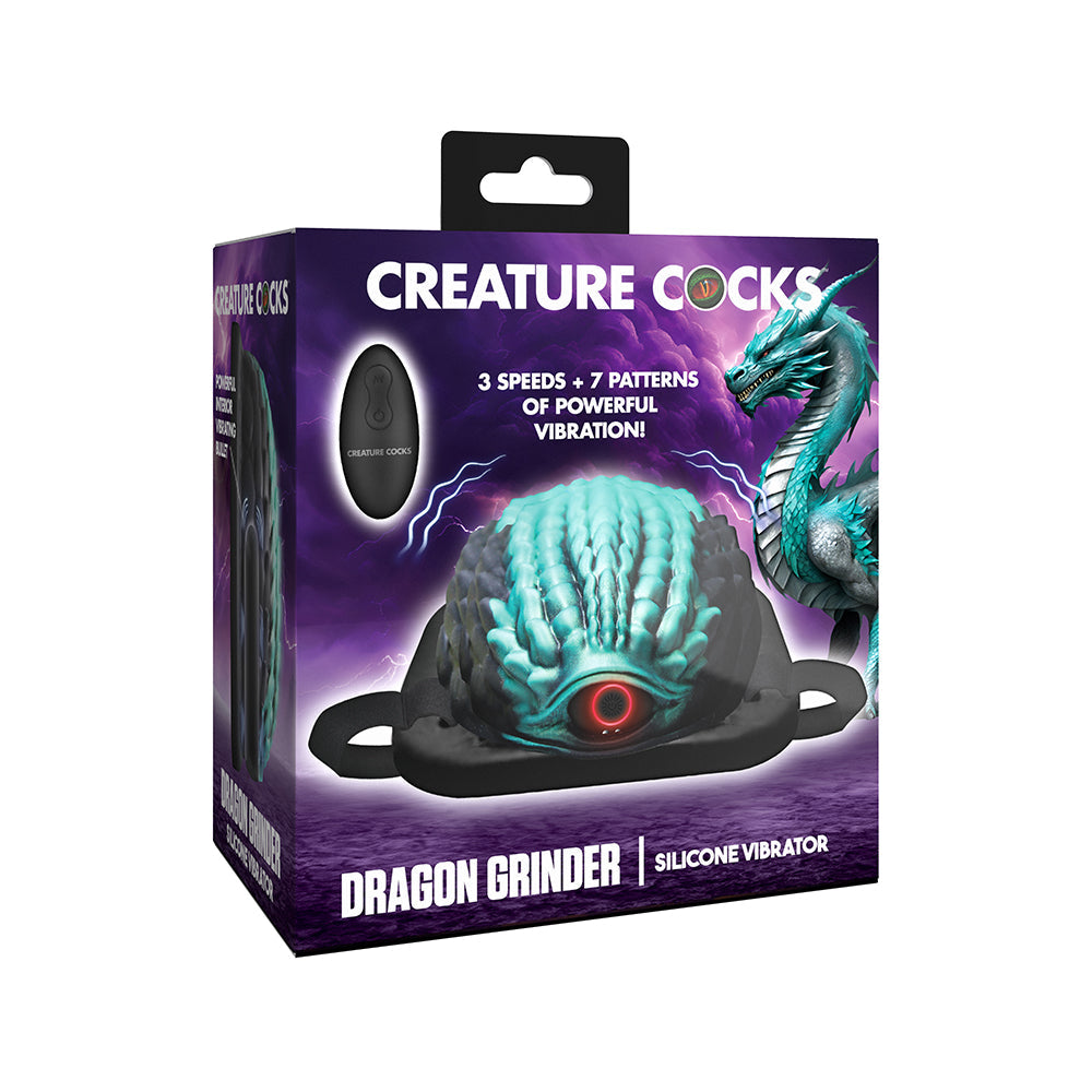 XR BRANDS - CREATURE COCKS DRAGON VIBRATING SILICONE GRINDER