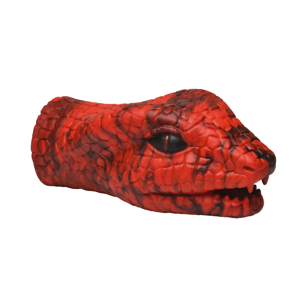 CREATURE COCKS SERPENTINE STROKER SILICONE MASTURBATOR RED