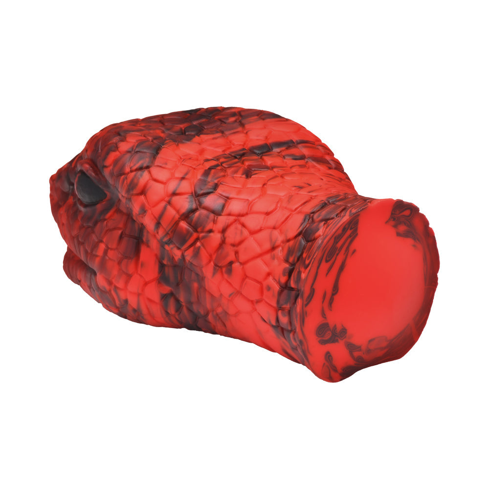 CREATURE COCKS SERPENTINE STROKER SILICONE MASTURBATOR RED