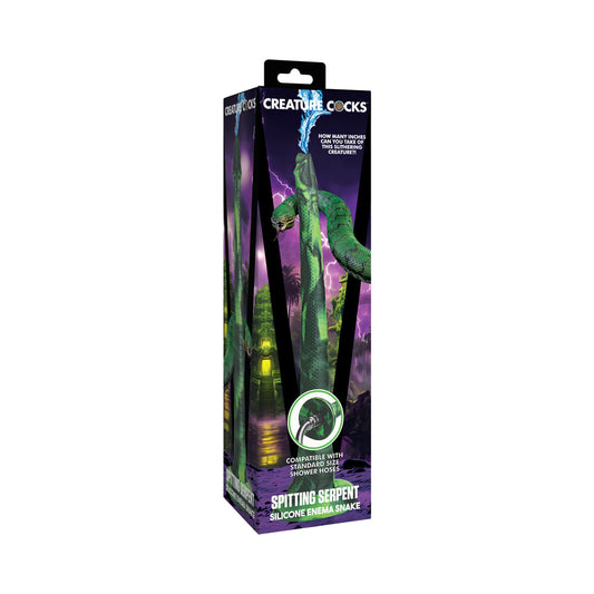 XR BRANDS - CREATURE COCKS SPITTING SERPENT SILICONE ENEMA SNAKE