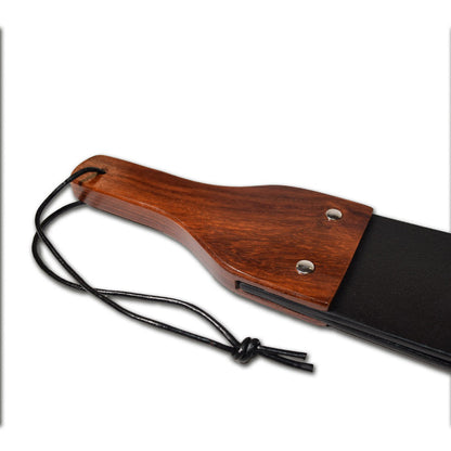 PROWLER RED LEATHER AND WOOD FLAPPER PADDLE