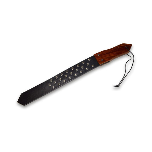 PROWLER RED - LEATHER AND WOOD STUDDED PADDLE