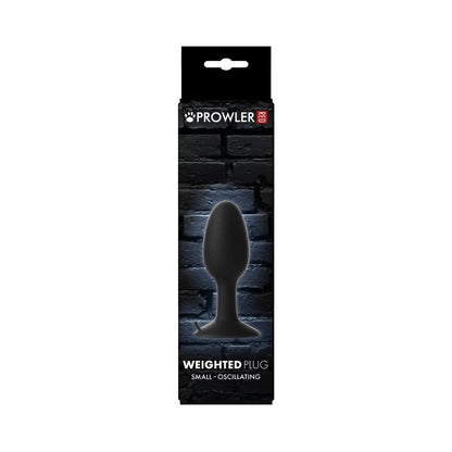 PROWLER RED - WEIGHTED BUTT PLUG BLACK SMALL