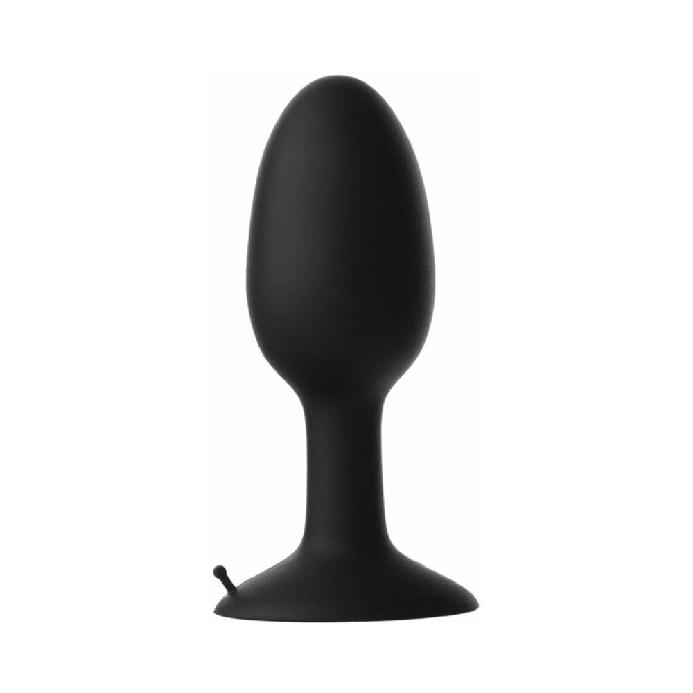 PROWLER RED - WEIGHTED BUTT PLUG BLACK MEDIUM