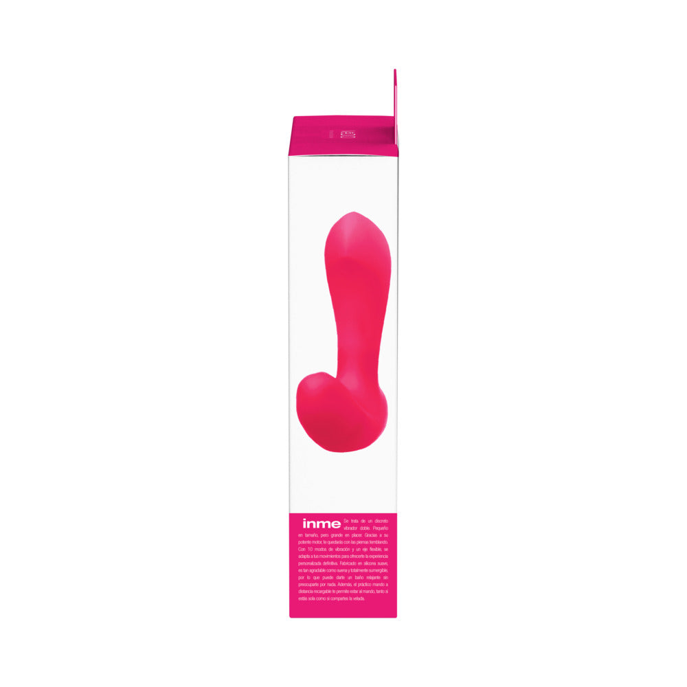 VEDO INME RECHARGEABLE DUAL VIBE WITH REMOTE PINK
