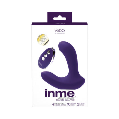 VEDO - INME RECHARGEABLE DUAL VIBE WITH REMOTE