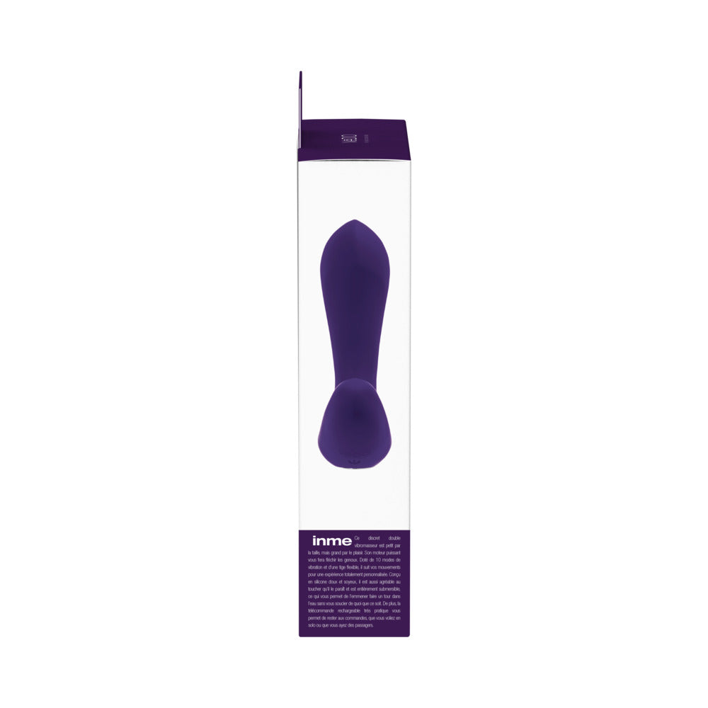 VEDO INME RECHARGEABLE DUAL VIBE WITH REMOTE PURPLE