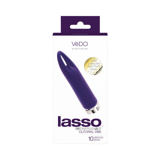 VEDO LASSO RECHARGEABLE BULLET VIBE PURPLE