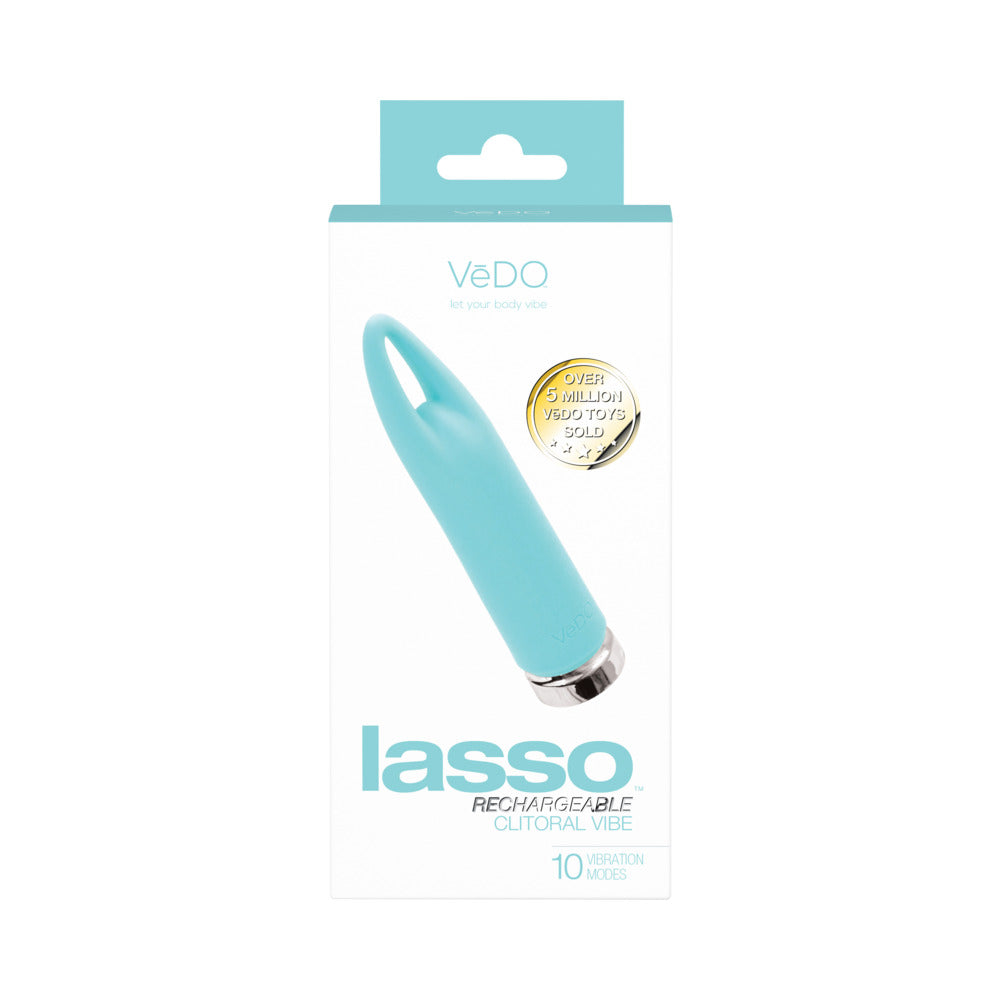 VEDO LASSO RECHARGEABLE BULLET VIBE TURQUOISE