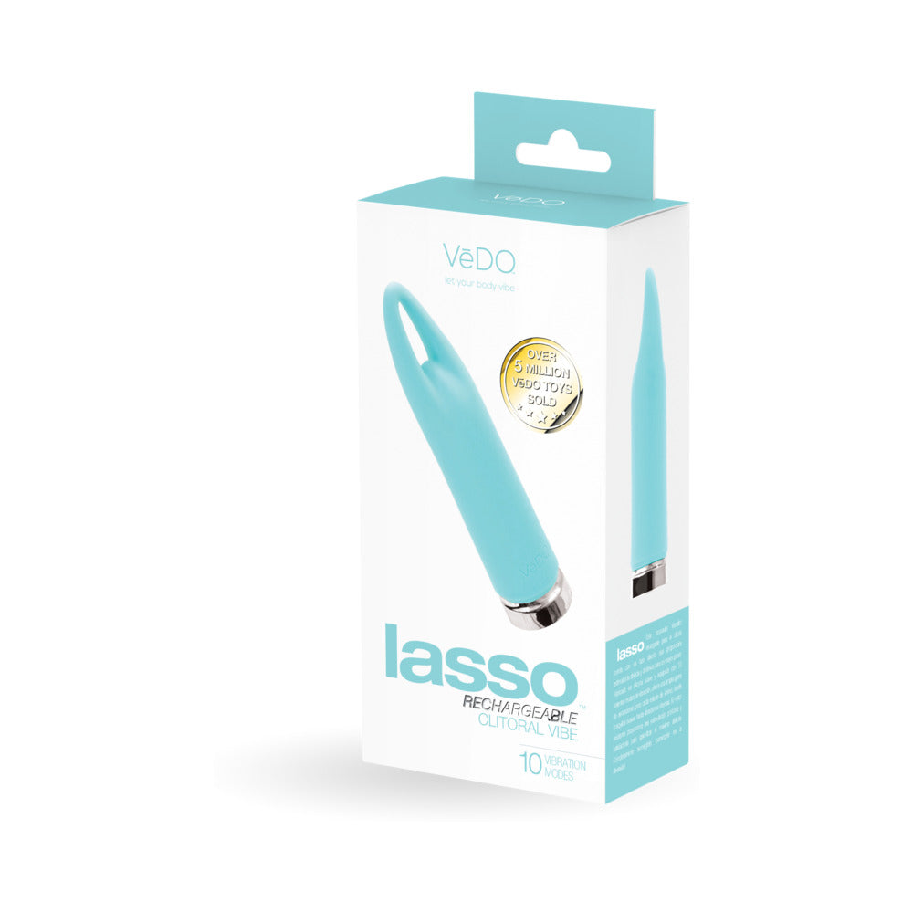 VEDO LASSO RECHARGEABLE BULLET VIBE TURQUOISE