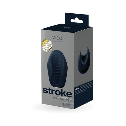 VEDO STROKE RECHARGEABLE VIBRATING STROKER BLACK