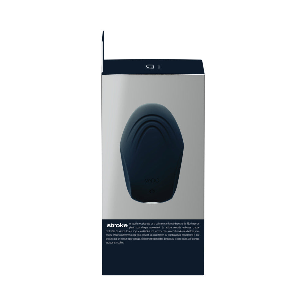 VEDO STROKE RECHARGEABLE VIBRATING STROKER BLACK