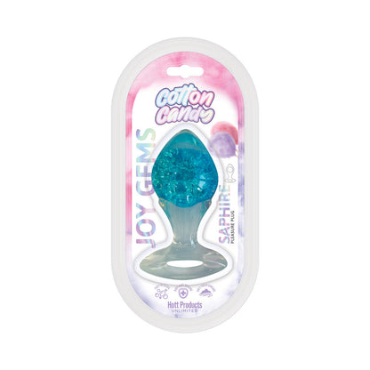 COTTON CANDY JOY GEMS SAPHIRE SILICONE PLUG