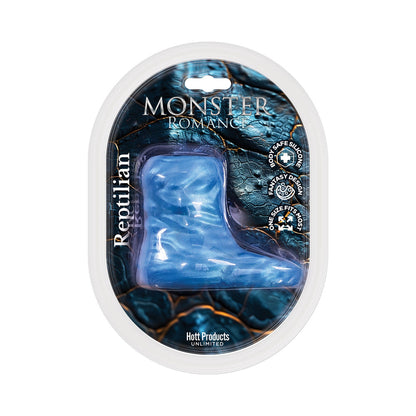 HOTT PRODUCTS - MONSTER ROMANCE REPTILIAN PENIS SLEEVE WITH BALL STRAP SILICONE