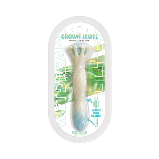 WET DREAMS ULTRA CROWN JEWEL LIQUID SILICONE SCEPTOR SLEEVE VIBE