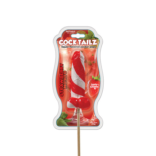 HOTT PRODUCTS - COCKTAILZ PECKER POPS STRAWBERRY MOJITO