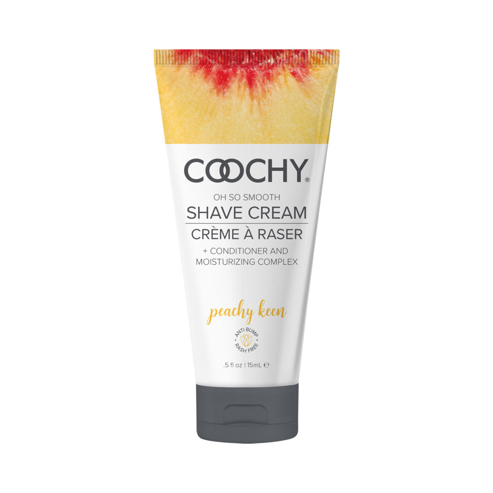 COOCHY SHAVE CREAM PEACHY KEEN 0.5 OZ.