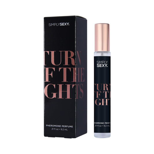 SIMPLY SEXY PHEROMONE PERFUME SPRAY TURN OFF THE LIGHTS 0.31 OZ.
