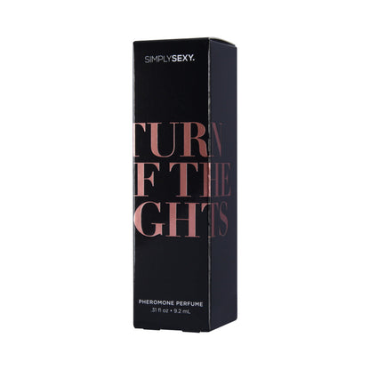 SIMPLY SEXY PHEROMONE PERFUME SPRAY TURN OFF THE LIGHTS 0.31 OZ.