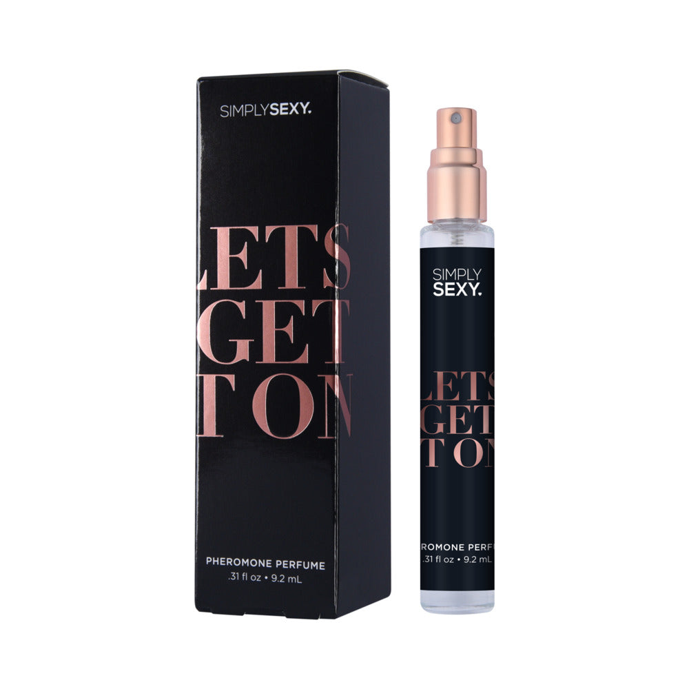SIMPLY SEXY PHEROMONE PERFUME SPRAY LET''S GET IT ON 0.31 OZ.