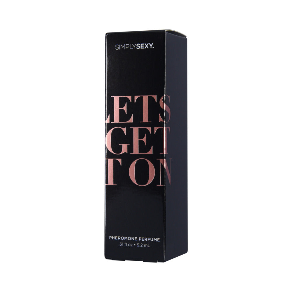 SIMPLY SEXY PHEROMONE PERFUME SPRAY LET''S GET IT ON 0.31 OZ.