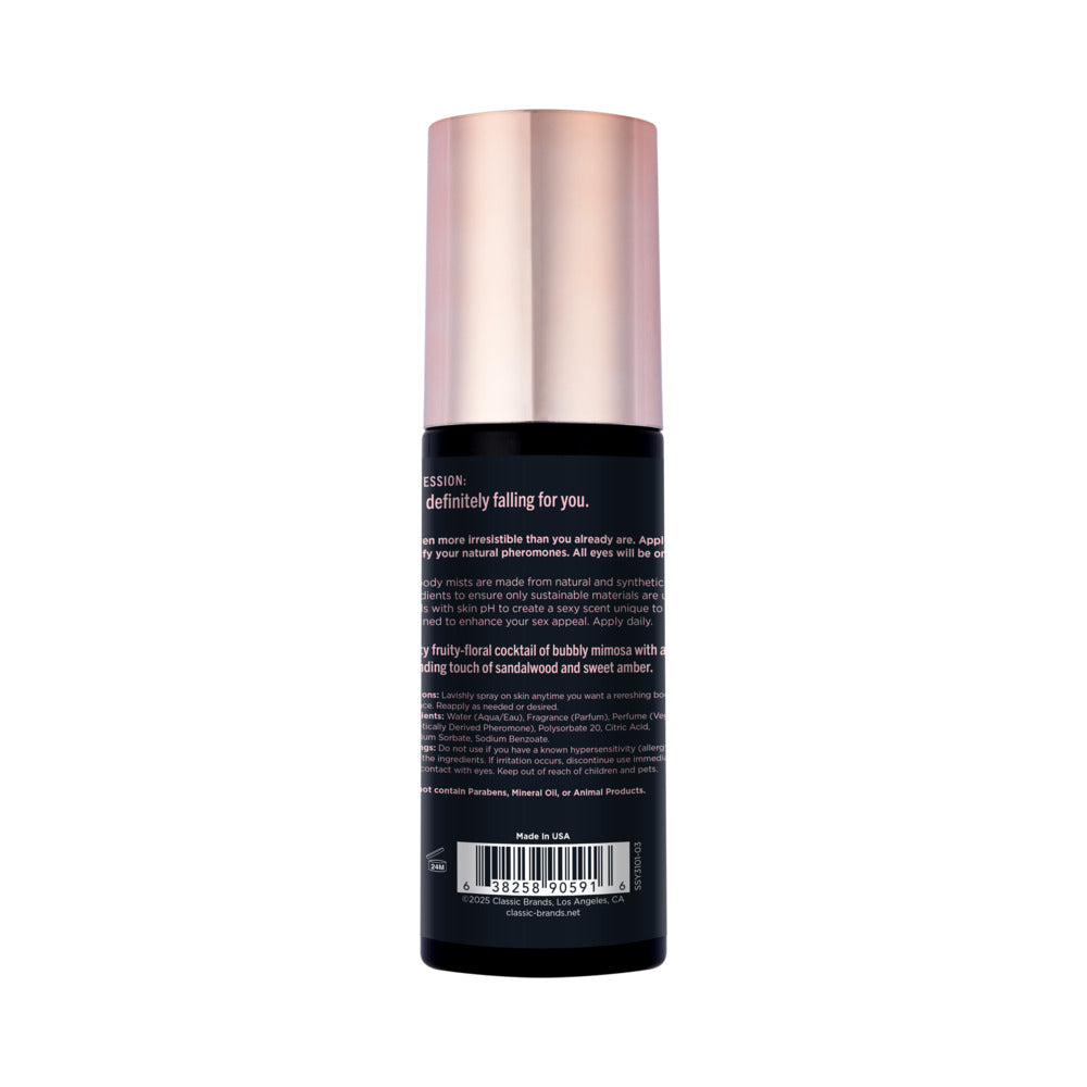 SIMPLY SEXY PHEROMONE BODY MIST HEAD OVER HEELS 3.35 OZ.