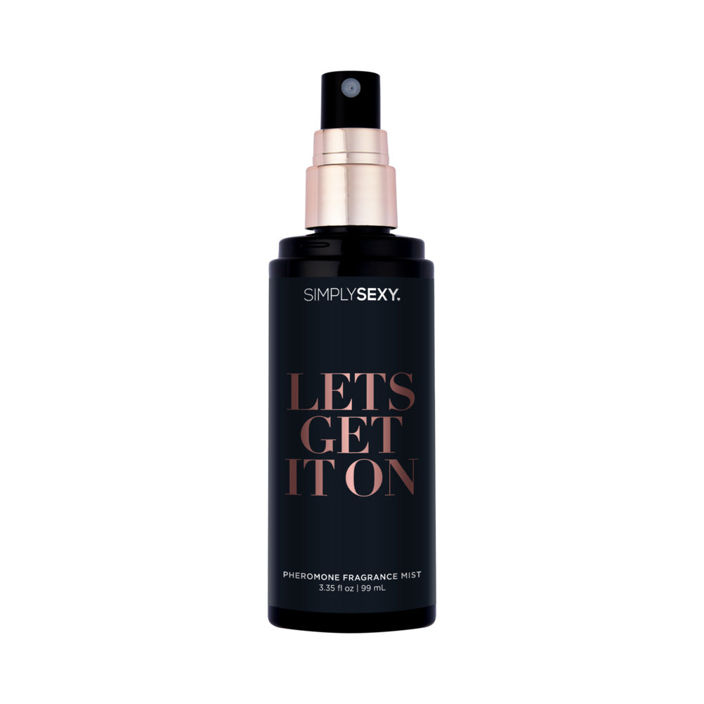 SIMPLY SEXY PHEROMONE BODY MIST LET''S GET IT ON 3.35 OZ.