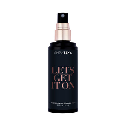 SIMPLY SEXY PHEROMONE BODY MIST LET''S GET IT ON 3.35 OZ.