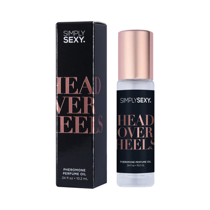 SIMPLY SEXY PHEROMONE PERFUME OIL ROLL-ON HEAD OVER HEELS 0.34 OZ.