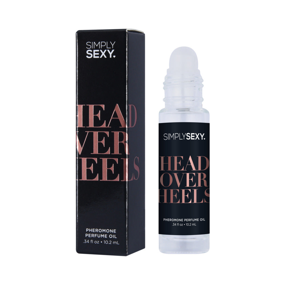 SIMPLY SEXY PHEROMONE PERFUME OIL ROLL-ON HEAD OVER HEELS 0.34 OZ.