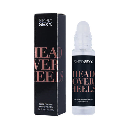 SIMPLY SEXY PHEROMONE PERFUME OIL ROLL-ON HEAD OVER HEELS 0.34 OZ.