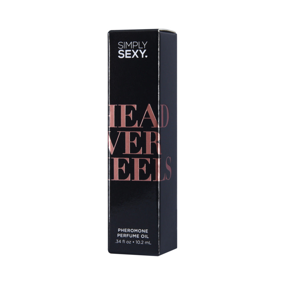 SIMPLY SEXY PHEROMONE PERFUME OIL ROLL-ON HEAD OVER HEELS 0.34 OZ.