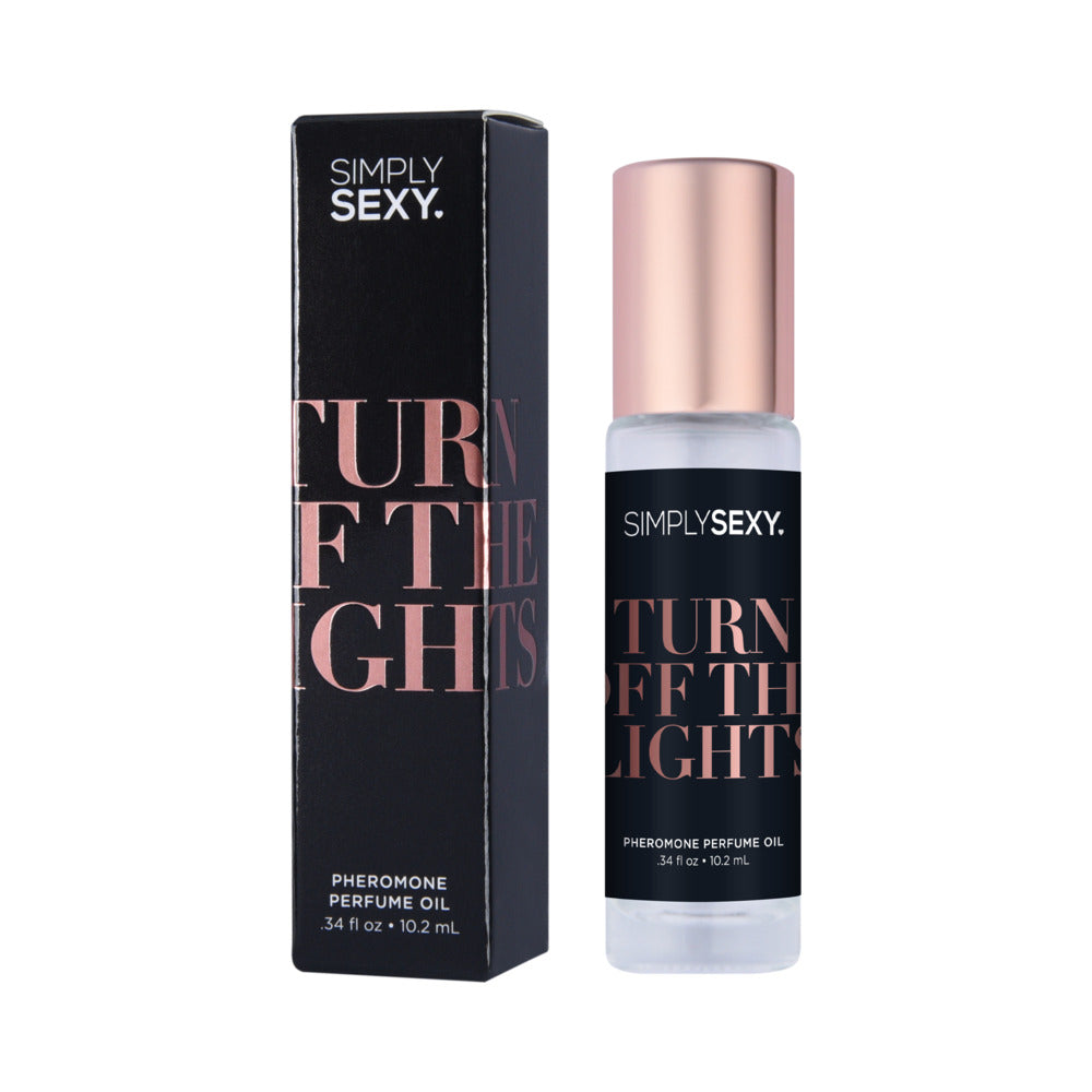 SIMPLY SEXY PHEROMONE PERFUME OIL ROLL-ON TURN OFF THE LIGHTS 0.34 OZ.