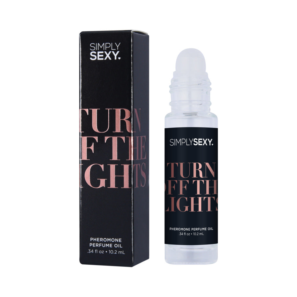 SIMPLY SEXY PHEROMONE PERFUME OIL ROLL-ON TURN OFF THE LIGHTS 0.34 OZ.