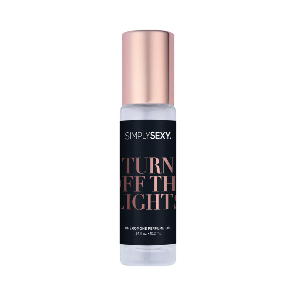 SIMPLY SEXY PHEROMONE PERFUME OIL ROLL-ON TURN OFF THE LIGHTS 0.34 OZ.
