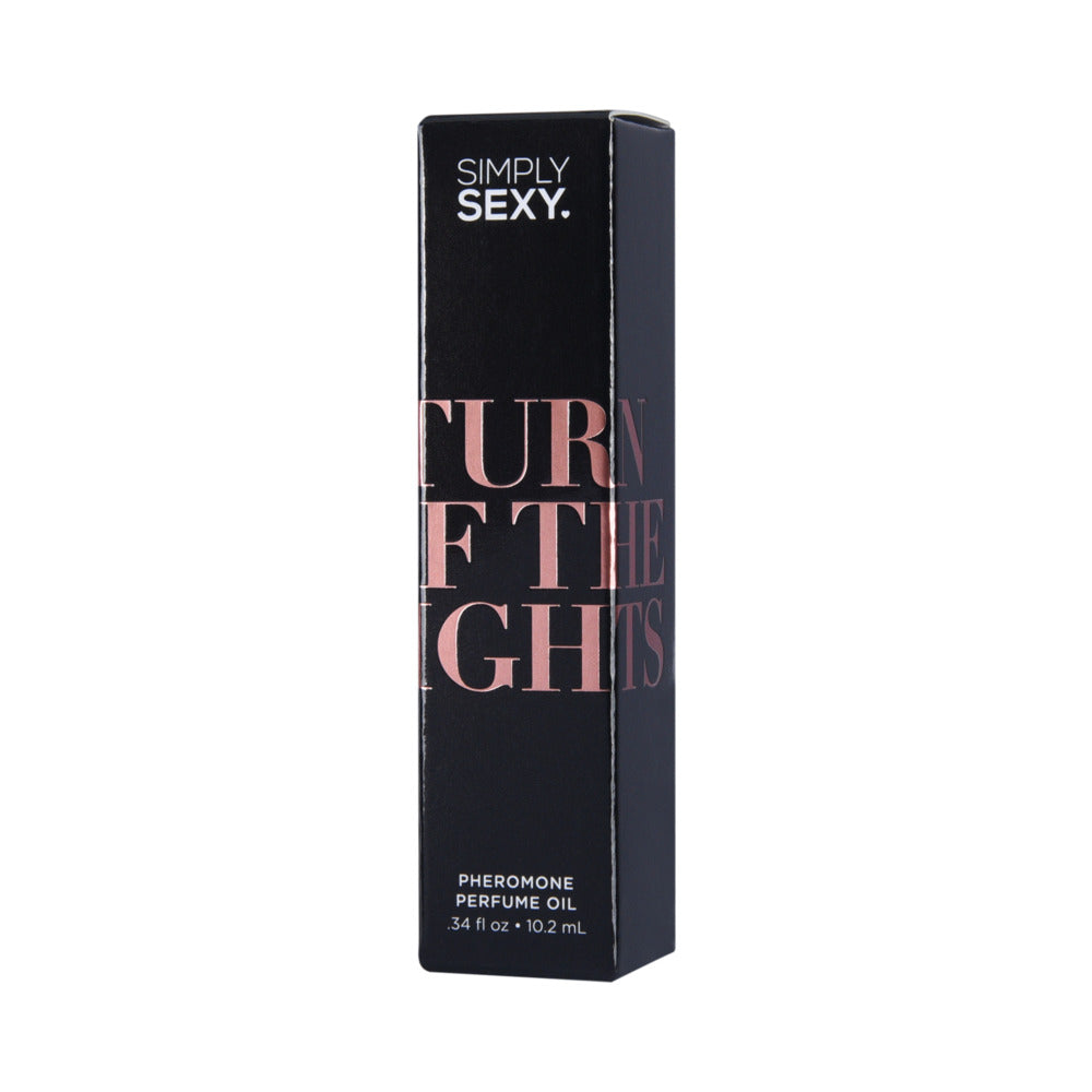 SIMPLY SEXY PHEROMONE PERFUME OIL ROLL-ON TURN OFF THE LIGHTS 0.34 OZ.