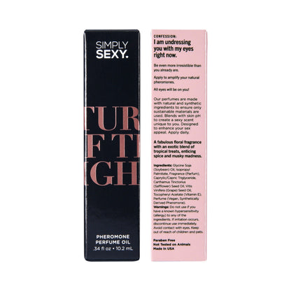 SIMPLY SEXY PHEROMONE PERFUME OIL ROLL-ON TURN OFF THE LIGHTS 0.34 OZ.