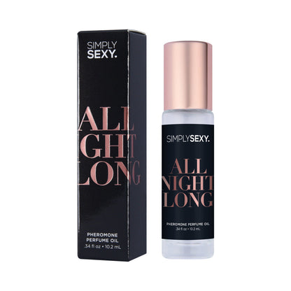 SIMPLY SEXY PHEROMONE PERFUME OIL ROLL-ON ALL NIGHT LONG 0.34 OZ.