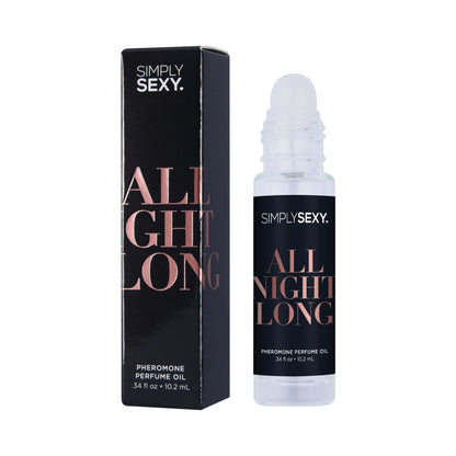 SIMPLY SEXY PHEROMONE PERFUME OIL ROLL-ON ALL NIGHT LONG 0.34 OZ.