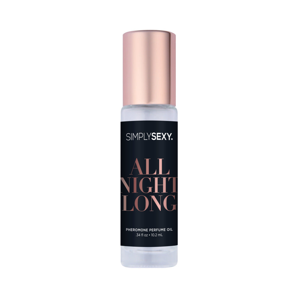SIMPLY SEXY PHEROMONE PERFUME OIL ROLL-ON ALL NIGHT LONG 0.34 OZ.