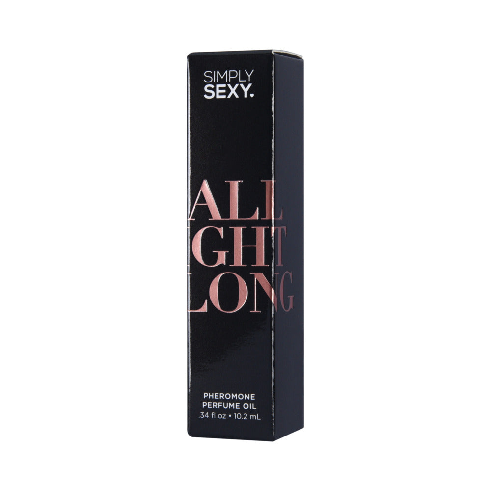 SIMPLY SEXY PHEROMONE PERFUME OIL ROLL-ON ALL NIGHT LONG 0.34 OZ.