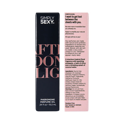 SIMPLY SEXY PHEROMONE PERFUME OIL ROLL-ON AFTERNOON DELIGHT 0.34 OZ.