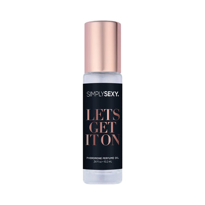 SIMPLY SEXY PHEROMONE PERFUME OIL ROLL-ON LET''S GET IT ON 0.34 OZ.
