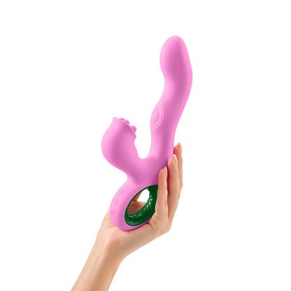FEMMEFUNN PALLINA TRIPLE ACTION THUMPING RABBIT VIBRATOR PINK