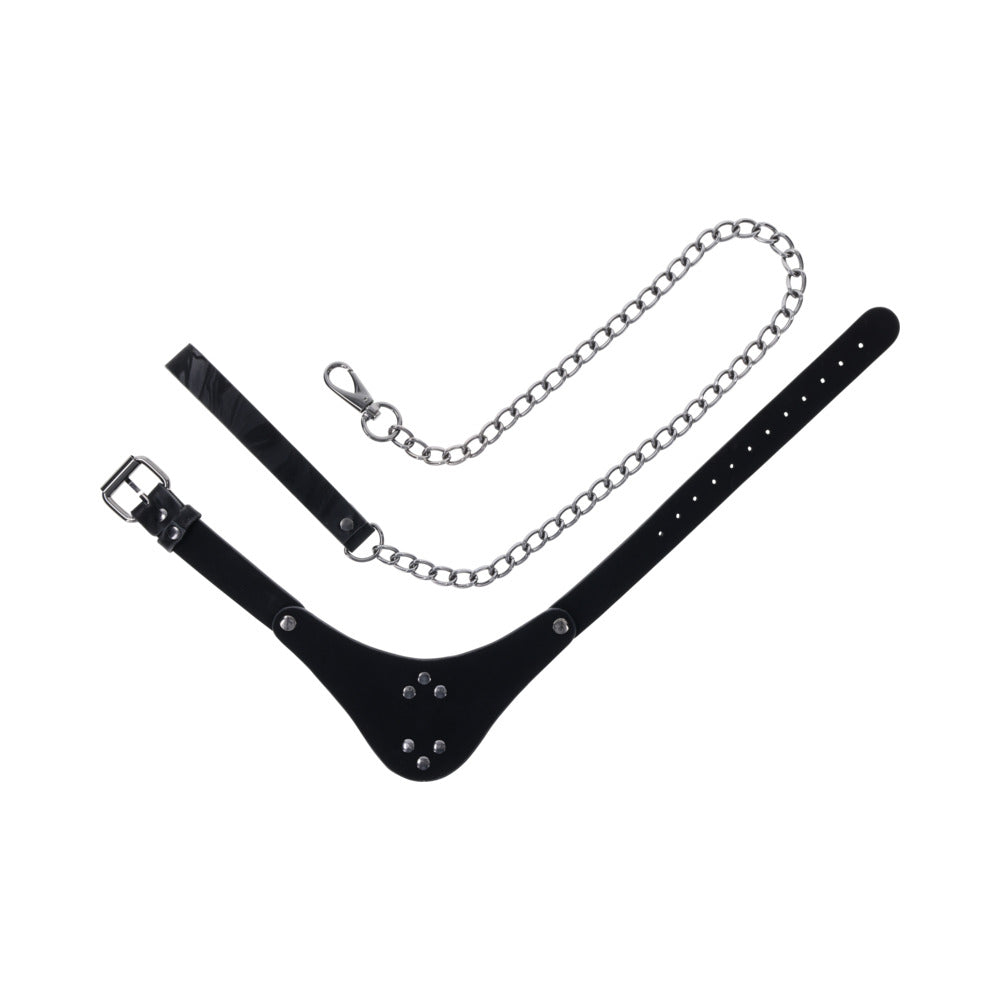 SPORTSHEETS VELVET NOIR COLLAR & LEASH
