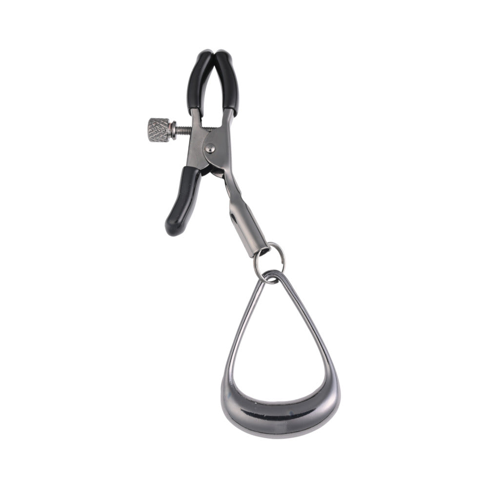 SPORTSHEETS VELVET NOIR TUGGABLE NIPPLE CLAMPS