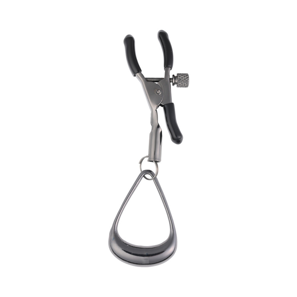 SPORTSHEETS VELVET NOIR TUGGABLE NIPPLE CLAMPS