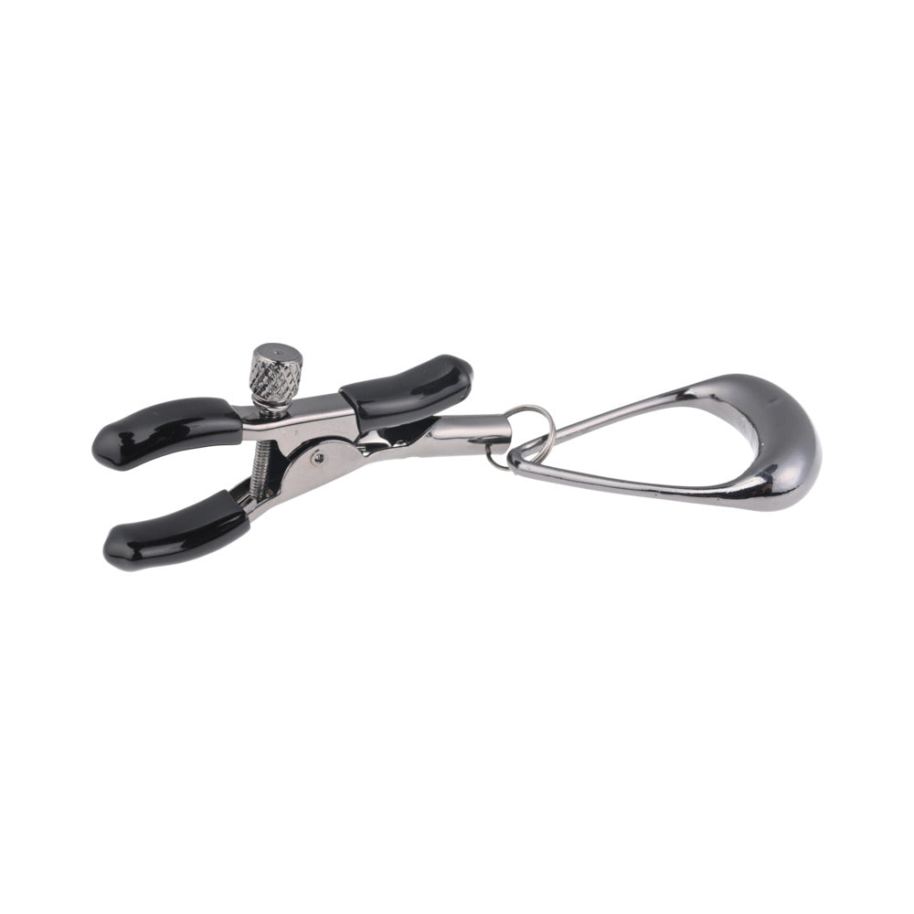 SPORTSHEETS VELVET NOIR TUGGABLE NIPPLE CLAMPS