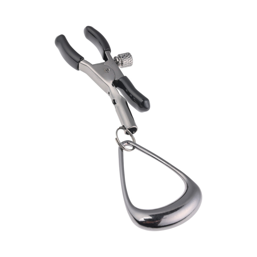 SPORTSHEETS VELVET NOIR TUGGABLE NIPPLE CLAMPS